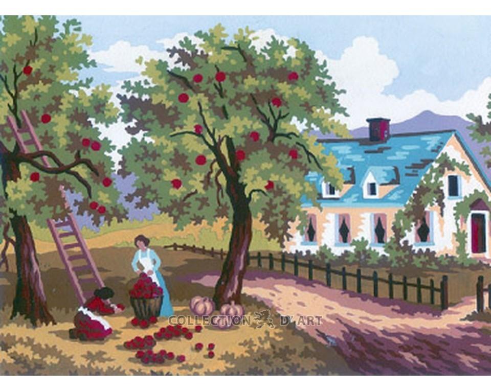 Maltese Tapestry Kit Countryside 14x18cm