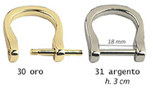 Buckle with Screws Gold