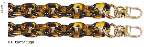Shoulder Bag Strap Tortoiseshell 35cm