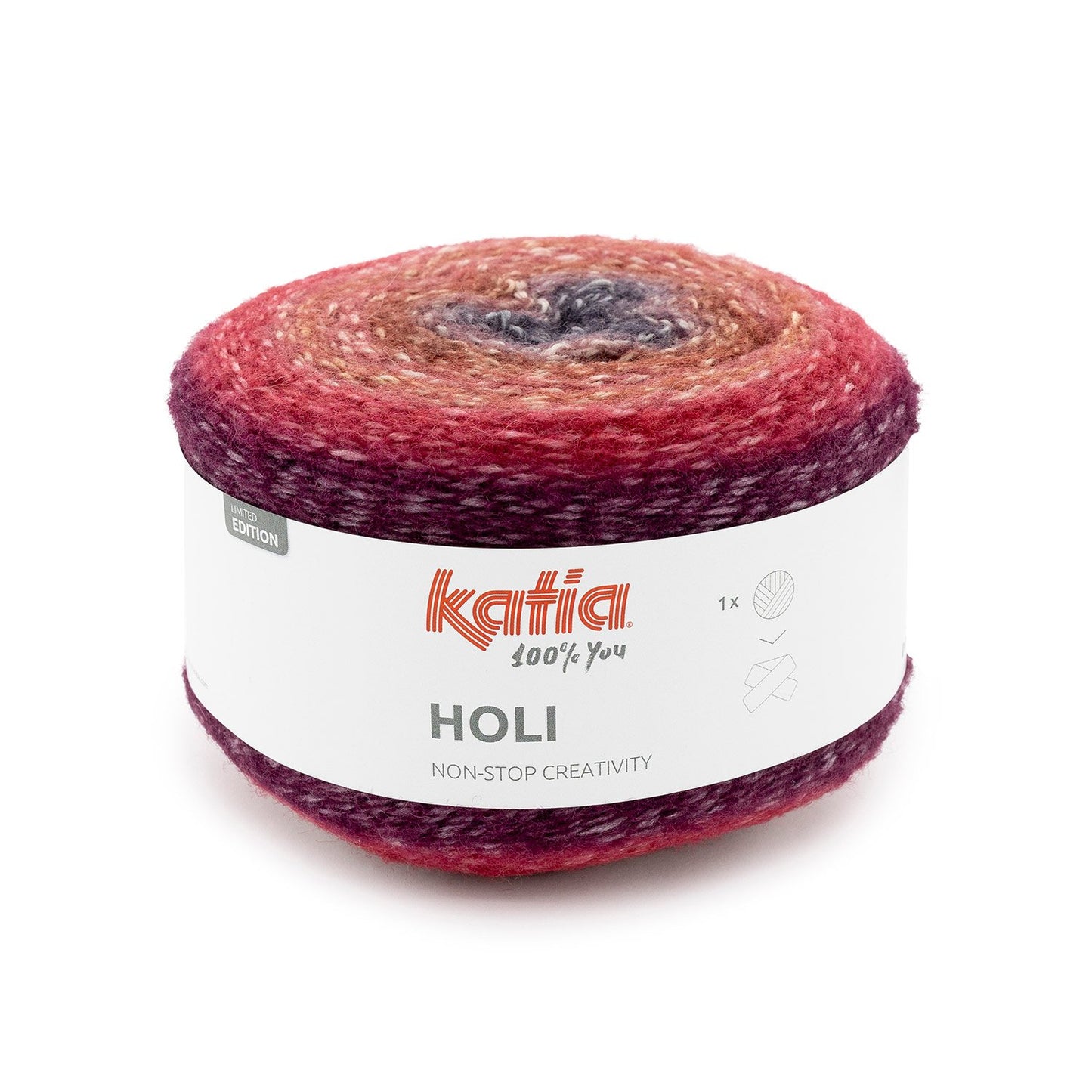 Holi Yarn 200G 502 Red Rust Black