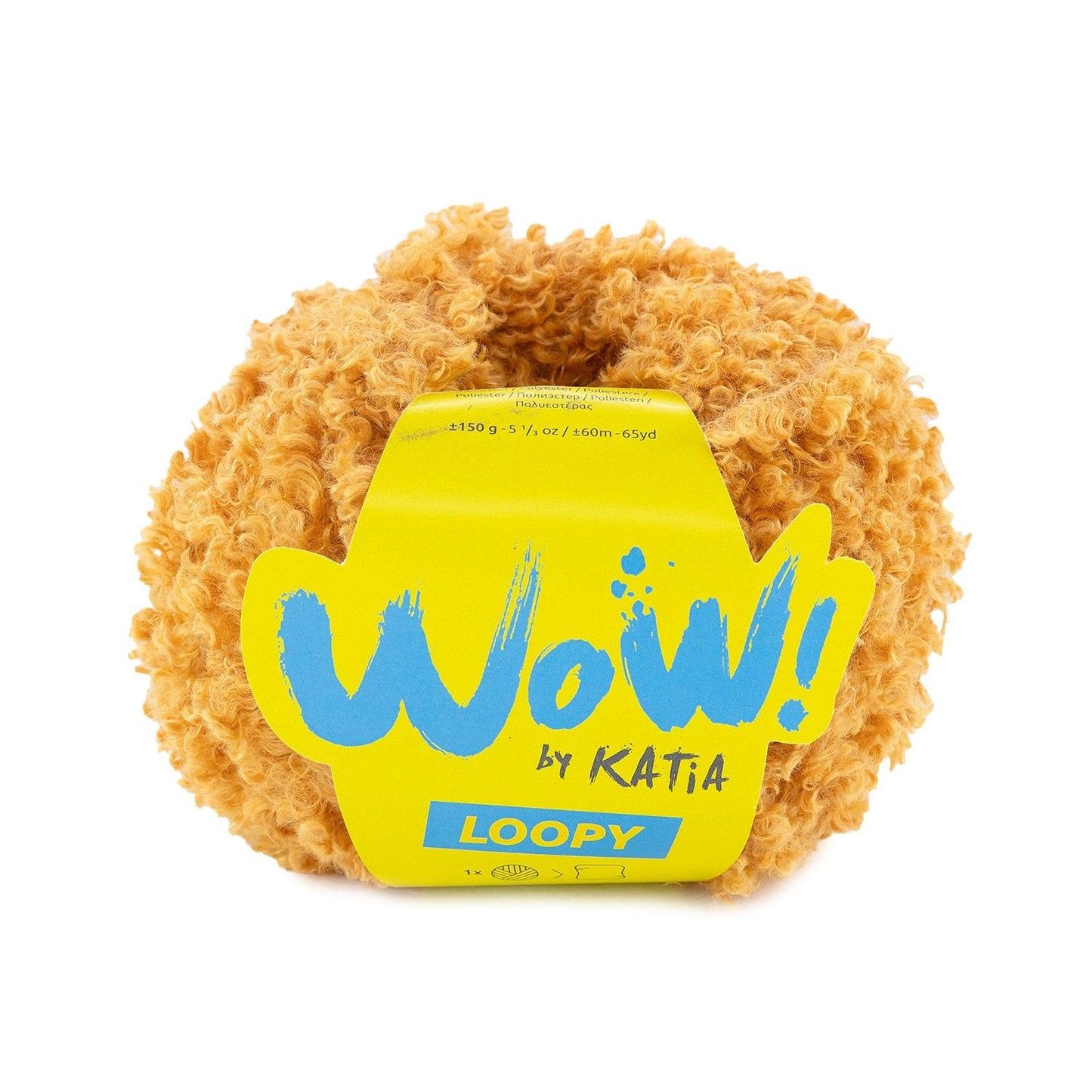 Wow Loopy Yarn 150G Col 158 Pastel Orange