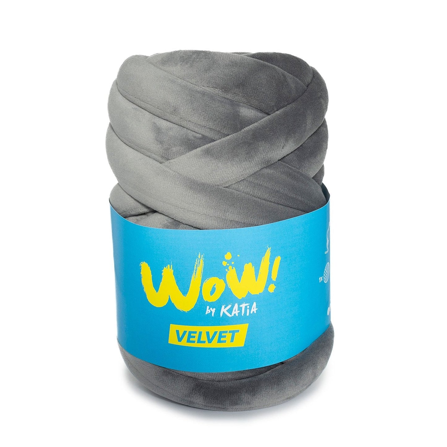 Wow Velvet Yarn 600G Col 503 Dark Grey