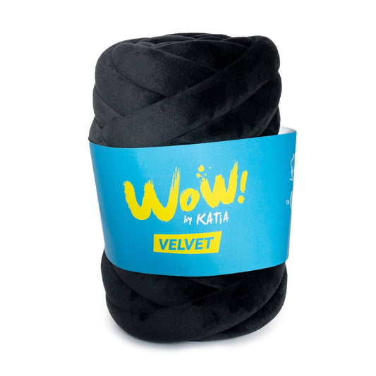 Wow Velvet Yarn 600G Col 504 Black