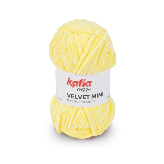 Velvet Mini Yarn 50G 201 Pastel Yellow