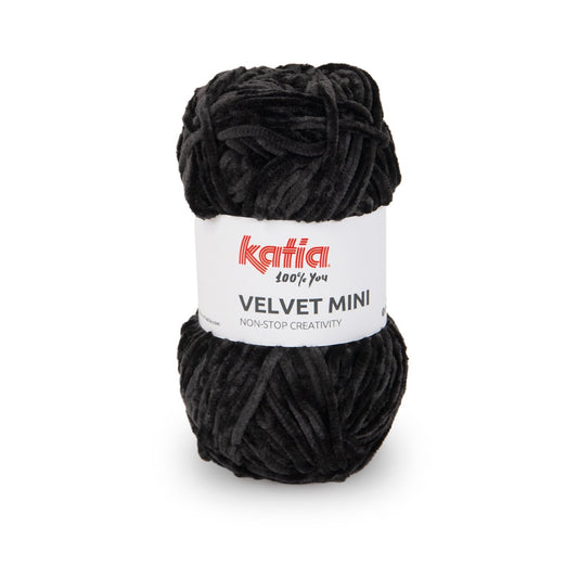 Velvet Mini Yarn 50G 210 Black