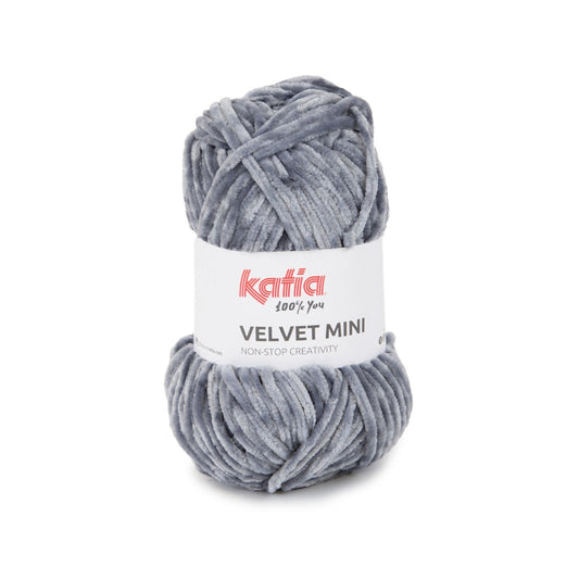 Velvet Mini Yarn 50G 215 Medium Grey