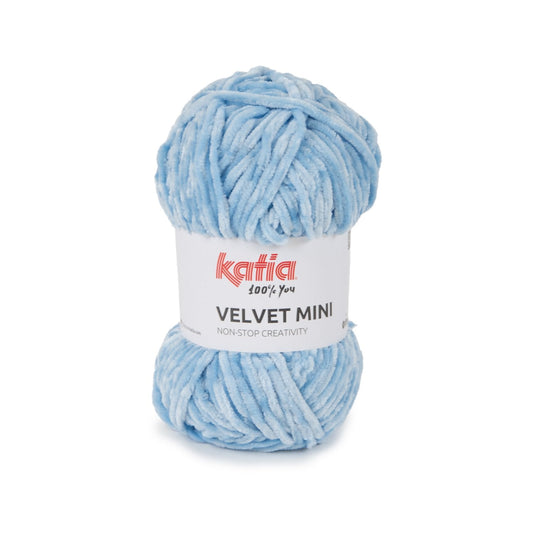 Velvet Mini Yarn 50G 219 Light Sky Blue