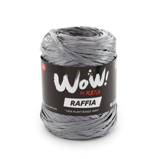 WOW! Raffia Yarn 50G Col 61 Dark Grey