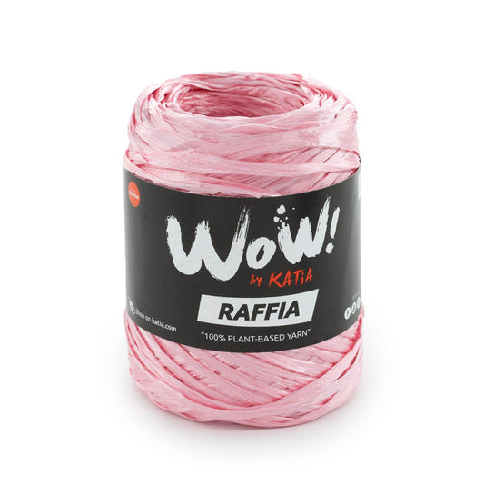 WOW! Raffia Yarn 50G Col 65 Rose