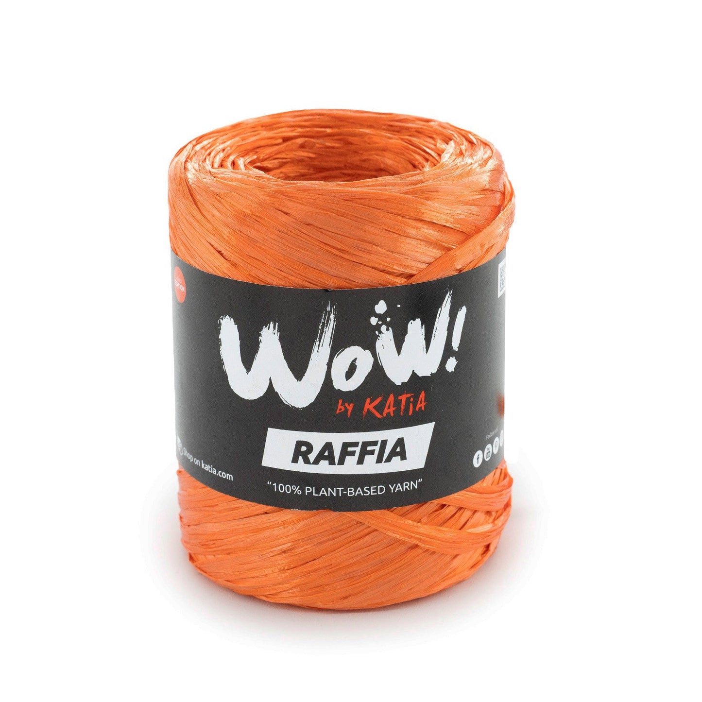 WOW! Raffia Yarn 50G Col 67 Orange