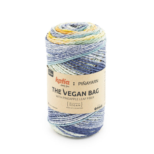 The Vegan Bag Colours Yarn 200G Col 101 Orange Blue Yellow