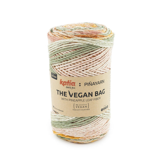 The Vegan Bag Colours Yarn 200G Col 102 Rust Rose Green