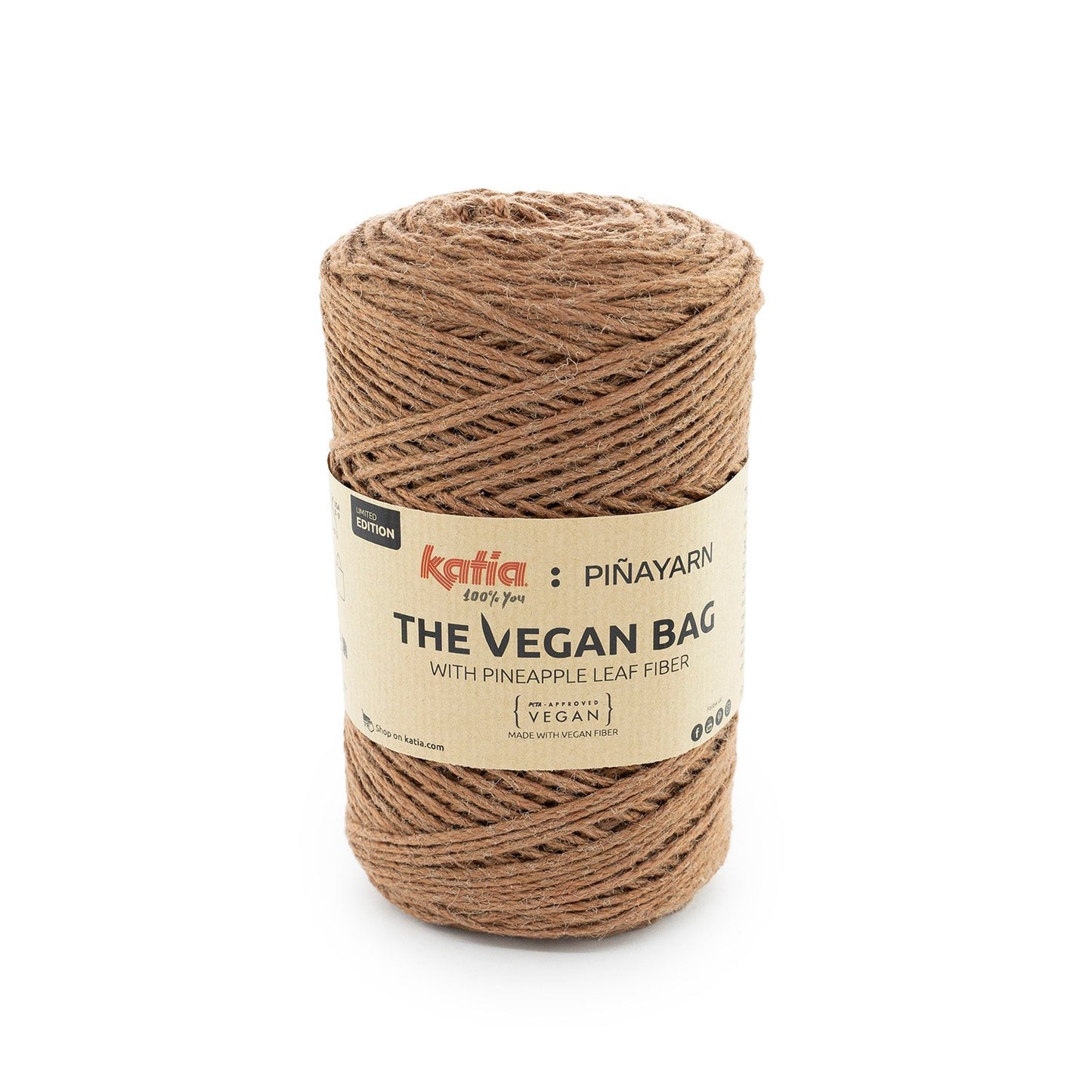 The Vegan Bag Yarn 200G Col 52 Brown