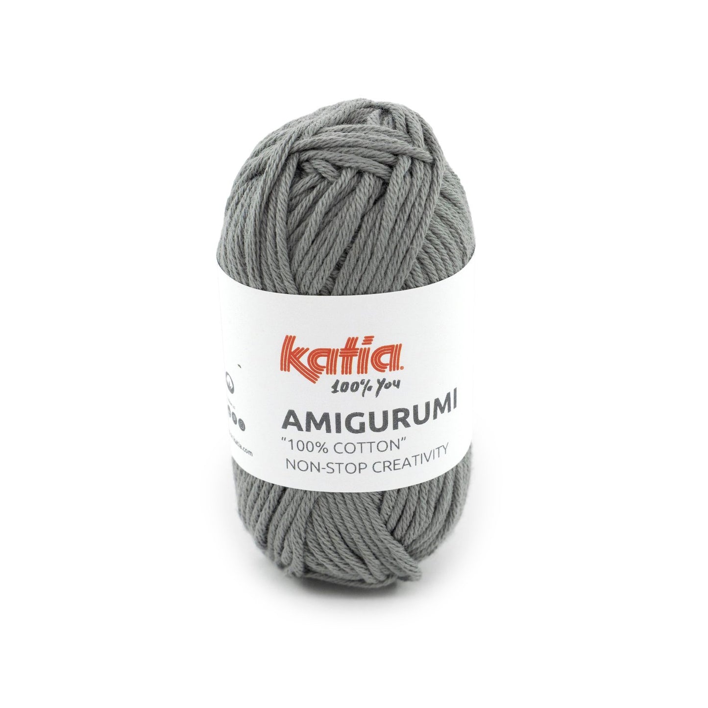 Amigurumi Yarn 20G Col 201 Medium Grey