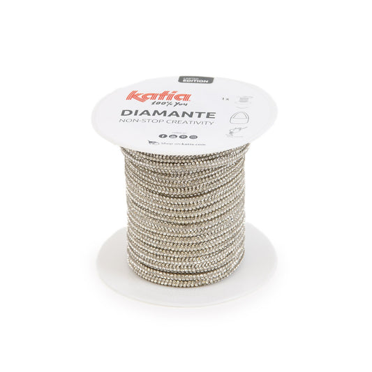 Diamante Yarn 240G Col 500 Silver