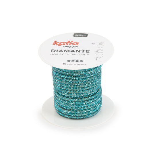 Diamante Yarn 240G Col 504 Turquoise