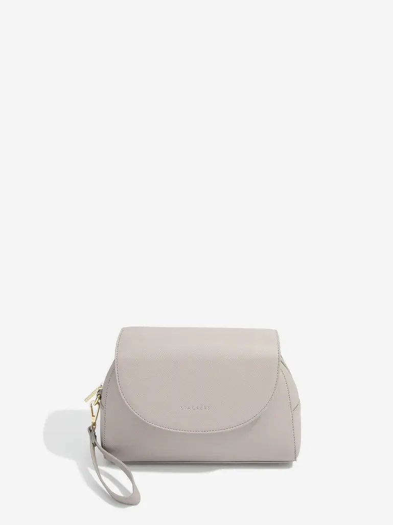 Wrap Around Makeup Bag Taupe