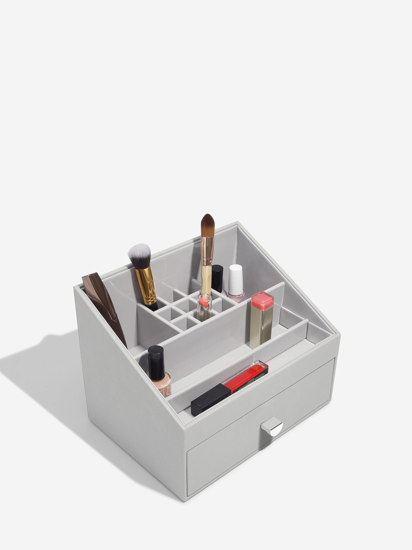 Classic Pebble Grey Makeup Organiser