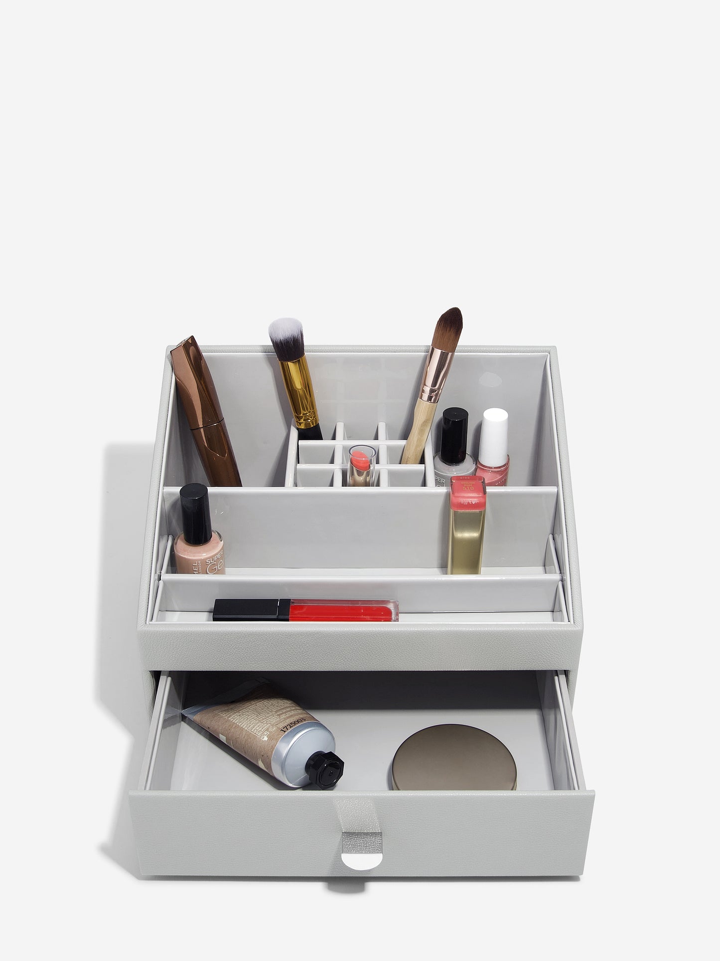 Classic Pebble Grey Makeup Organiser