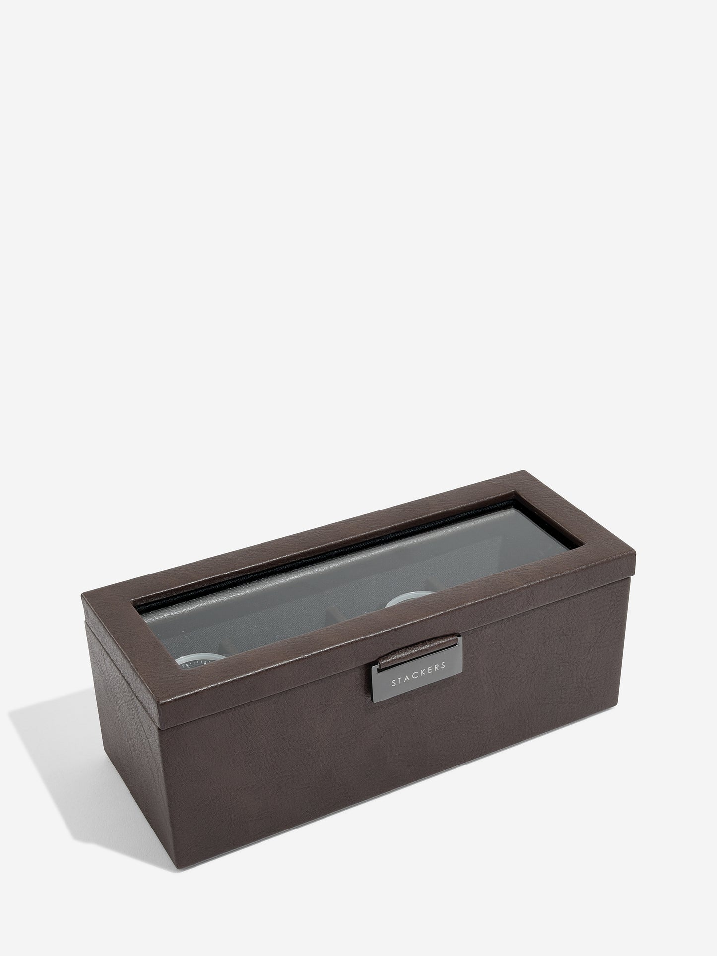 4 Piece Watch Box Brown