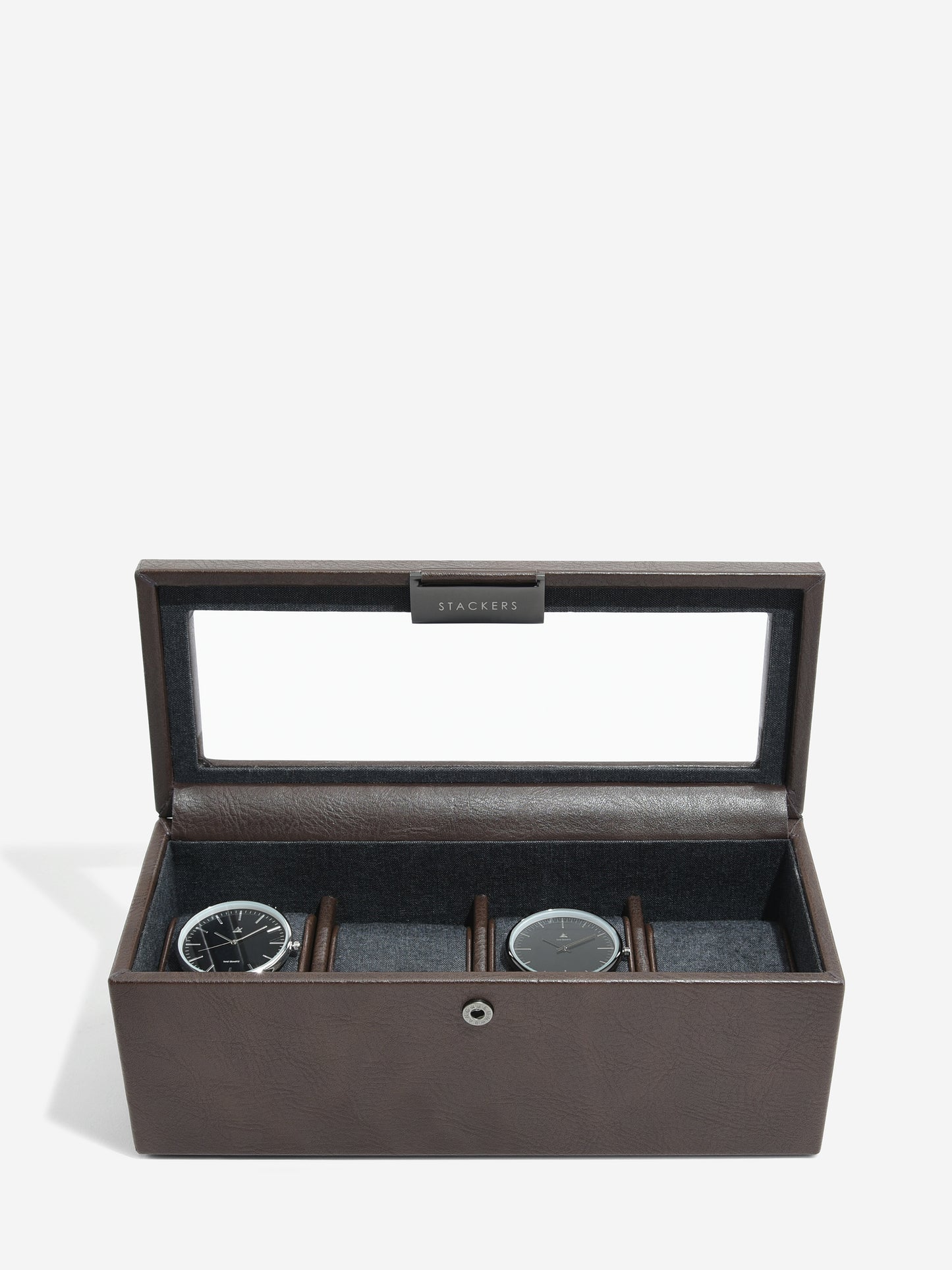 4 Piece Watch Box Brown