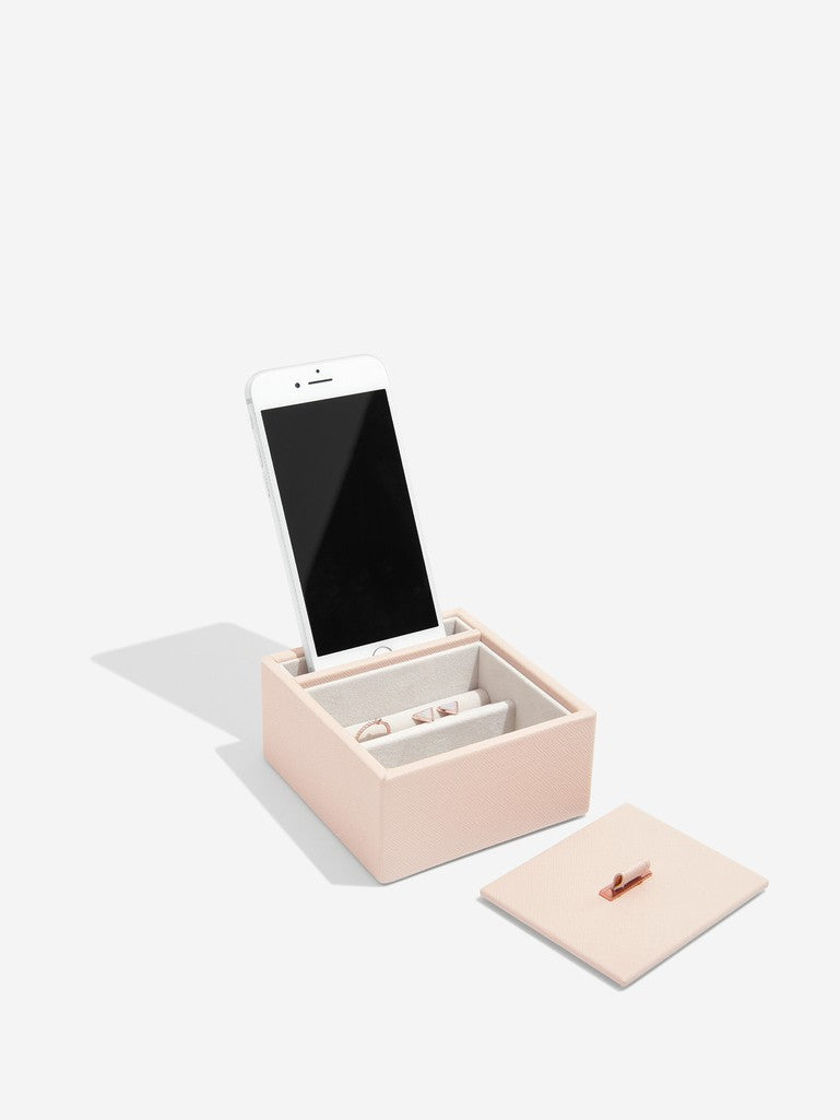 Small Blush Tech Stand