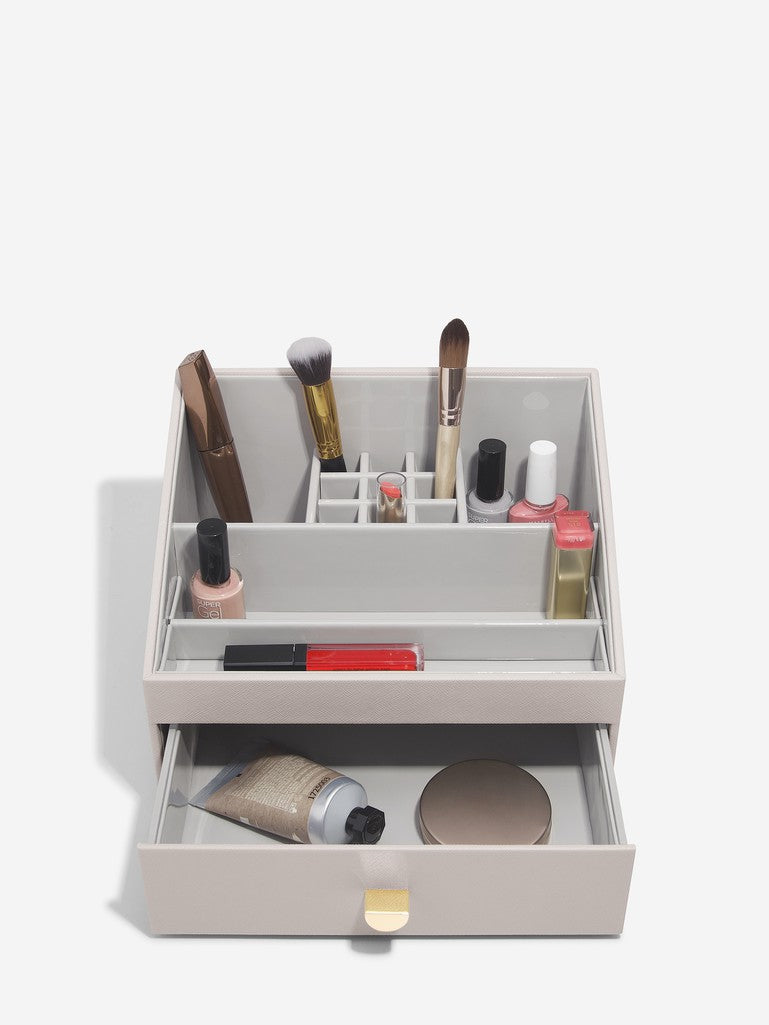 Classic Taupe Makeup Organiser