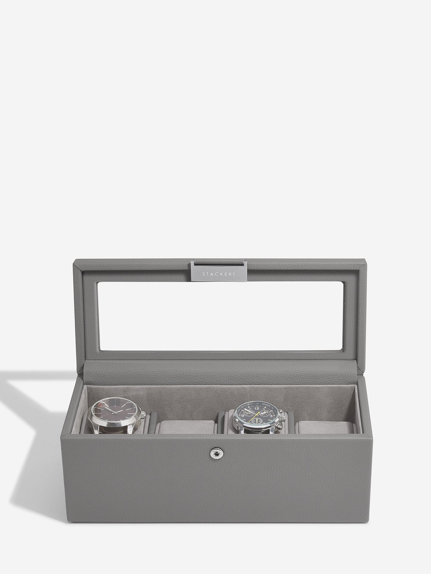 4 Piece Watch Box Slate Grey