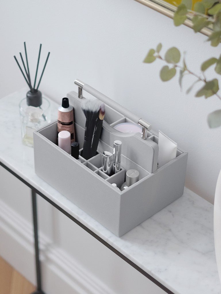 Classic Pebble Grey Cosmetic Organiser