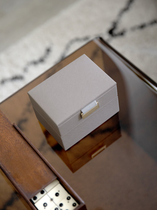 Micro Jewellery Box Taupe