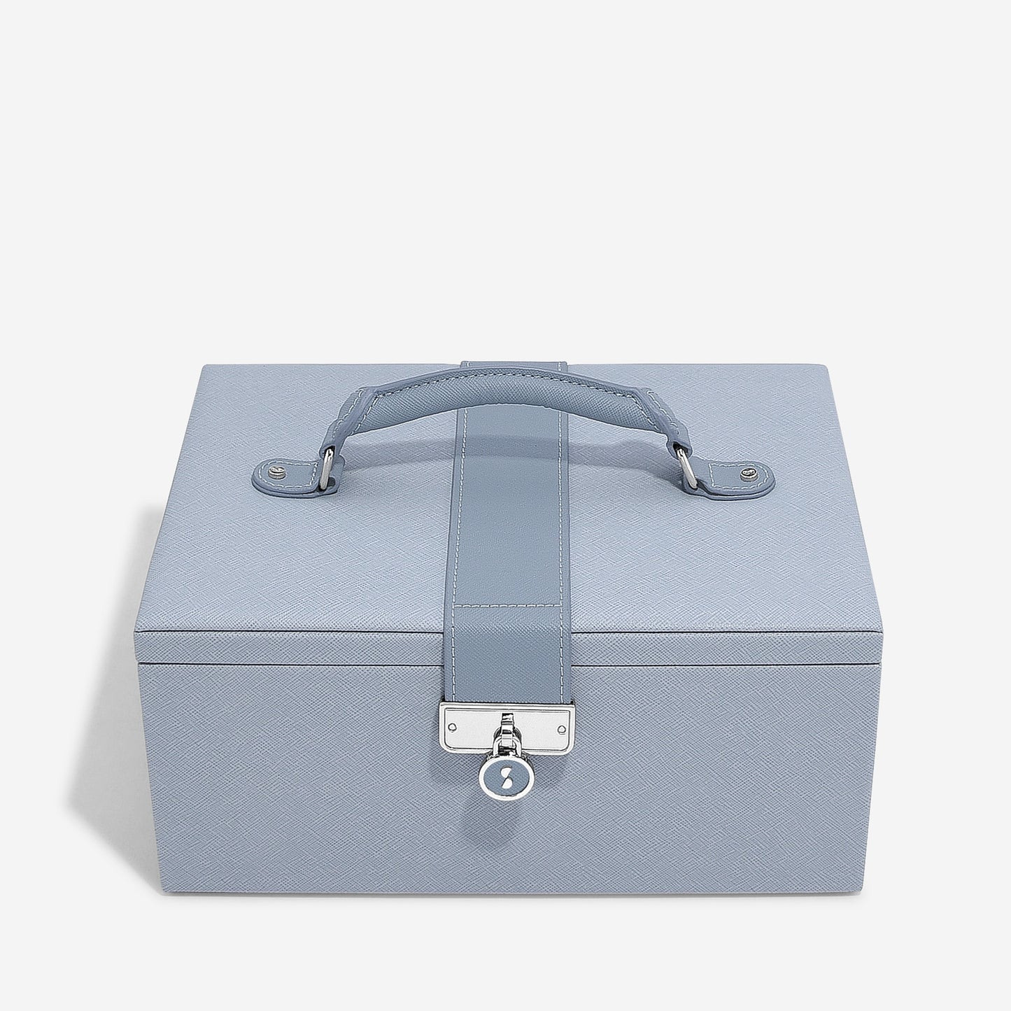Luxury Dusky Blue Classic Jewellery Box