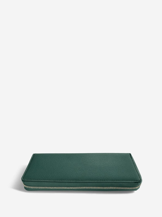 Jewellery Roll Forest Green