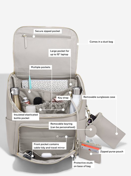 Luxury Backpack Taupe