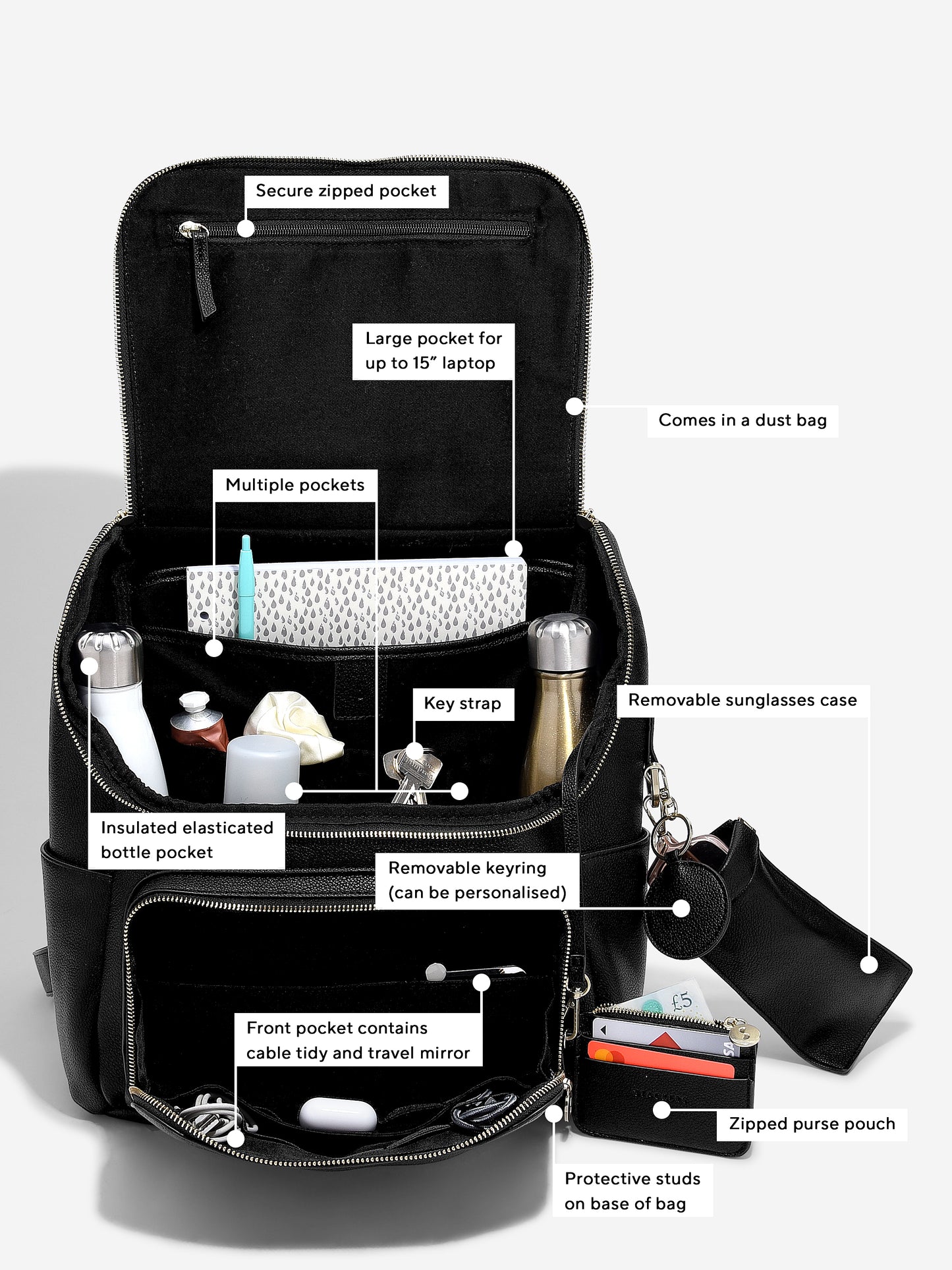 Luxury Backpack Black