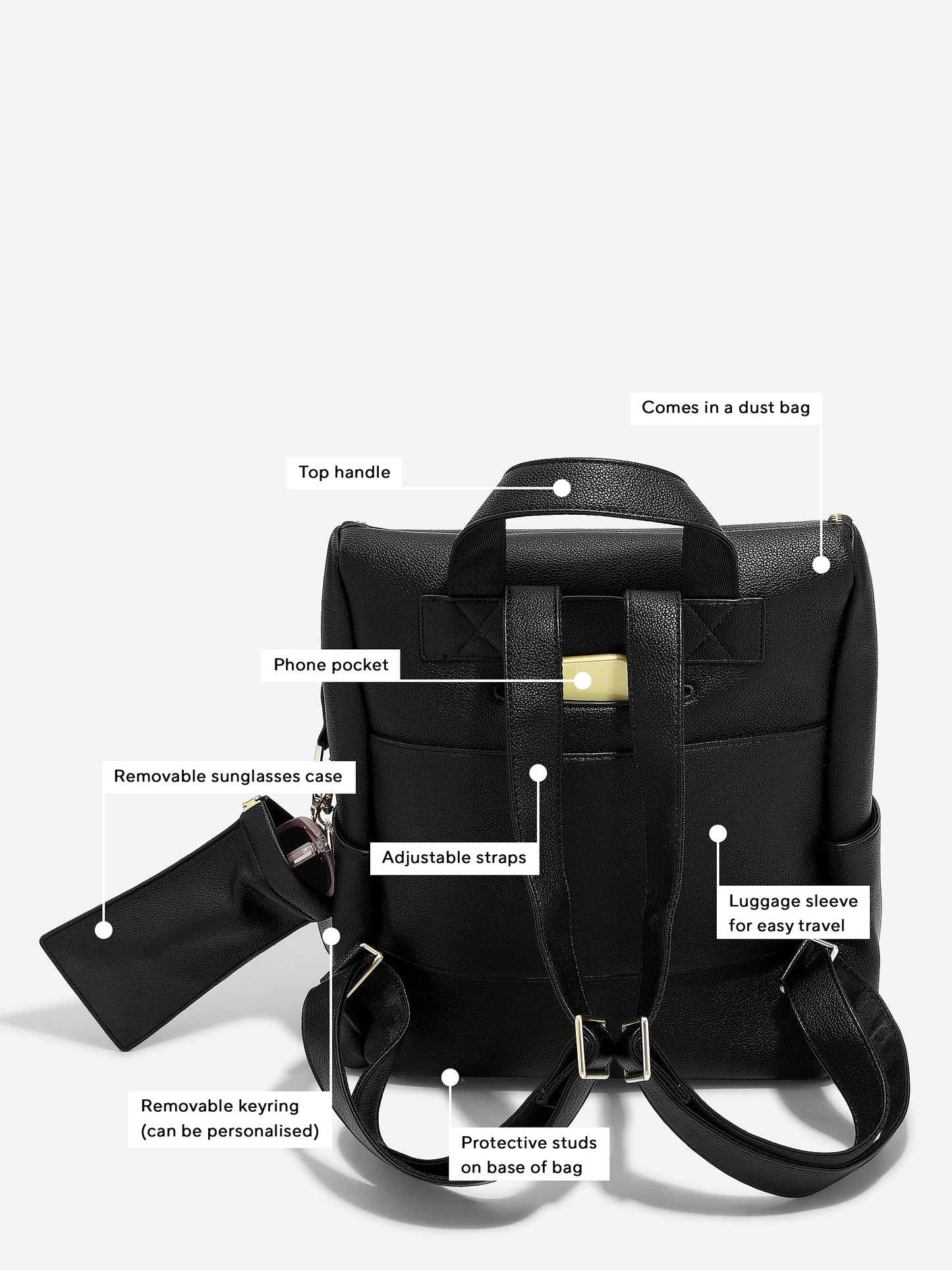 Luxury Backpack Black