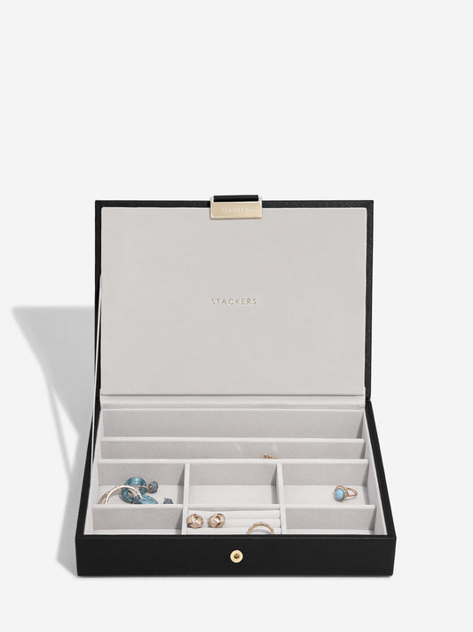 Classic Black Raffia Lid