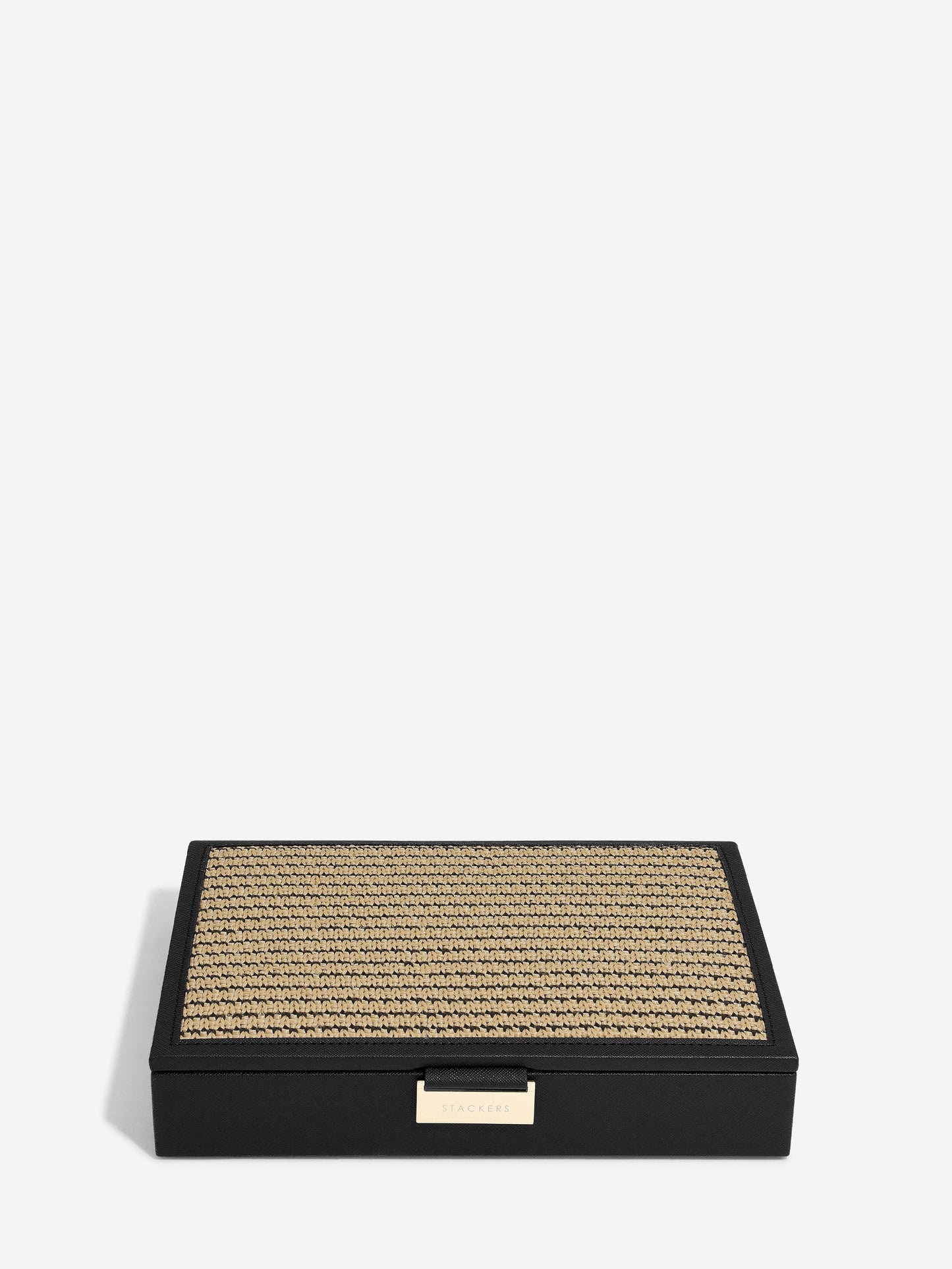 Classic Black Raffia Lid