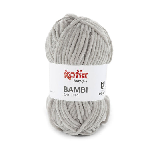 Bambi Yarn 100G 344 Very Light Grey