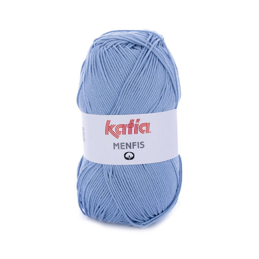 Menfis Yarn 100G 12 Blue