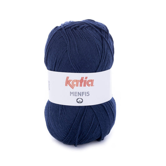 Menfis Yarn 100G 5 Dark Blue