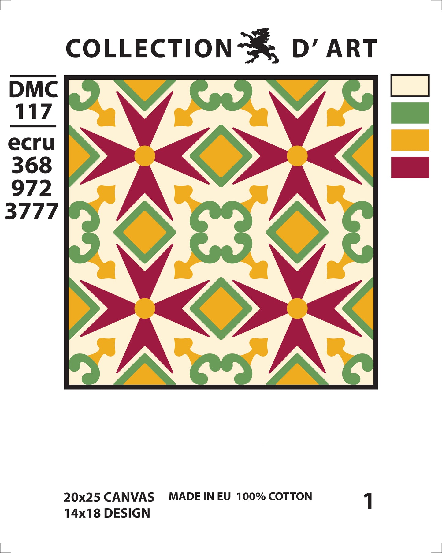 Maltese Tile 5 Tapestry