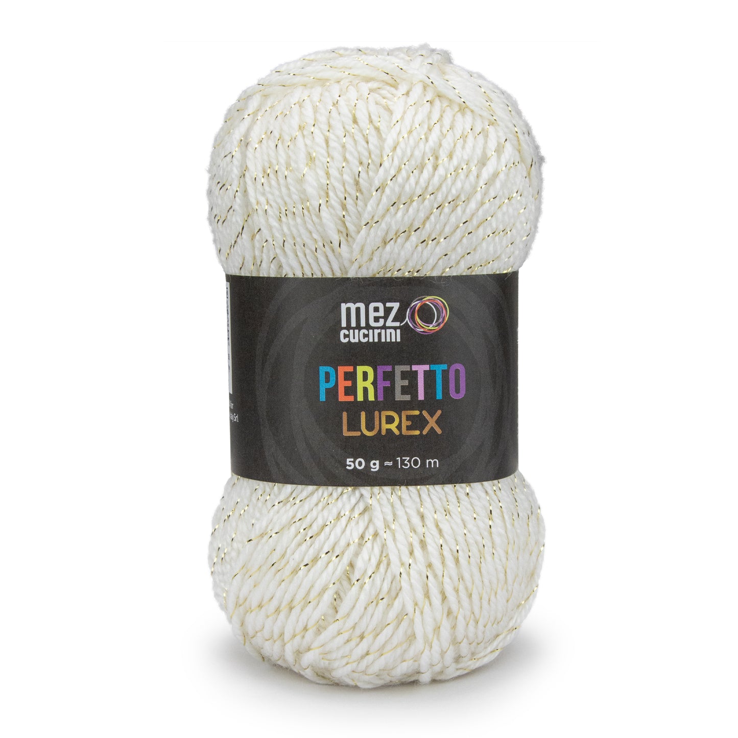 Perfetto Lurex 2010 Yarn 50G White Gold