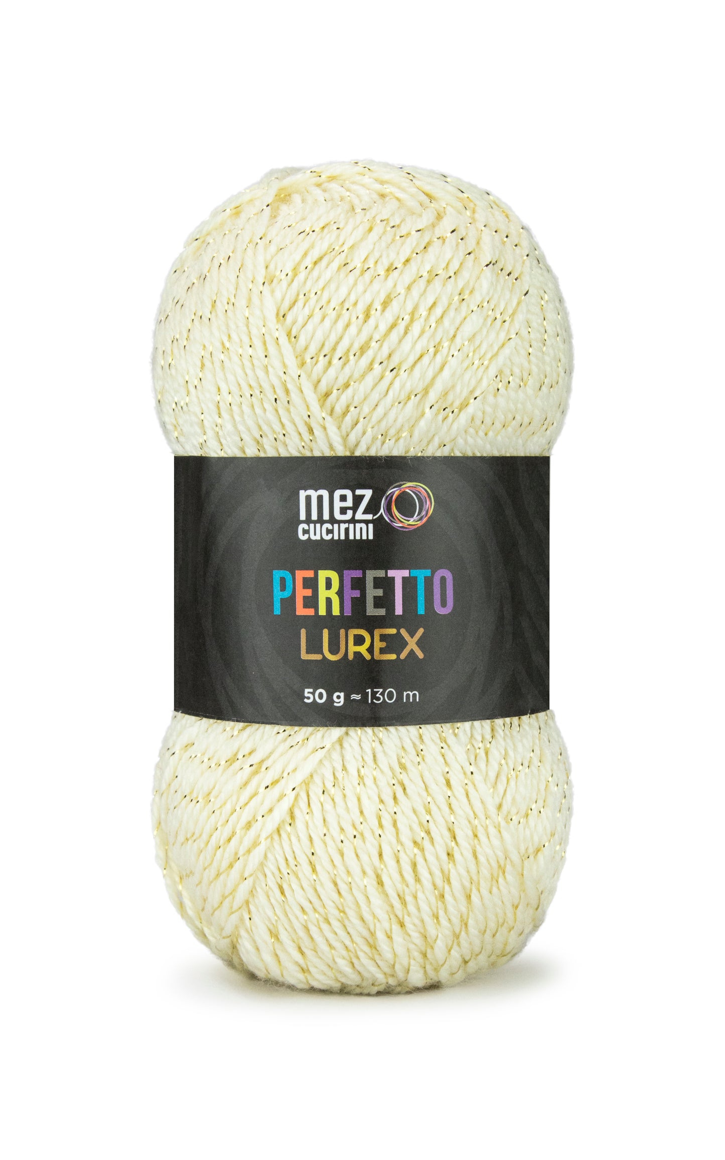 Perfetto Lurex 2020 Yarn 50G Cream Gold