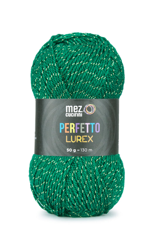 Perfetto Lurex 2060 Yarn 50G Green Gold