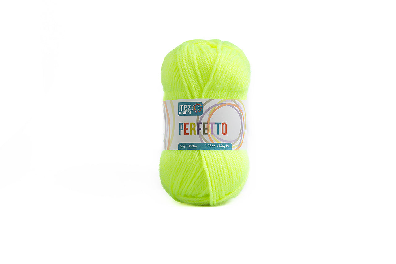 Perfetto 8232 Yarn 50G Neon Yellow