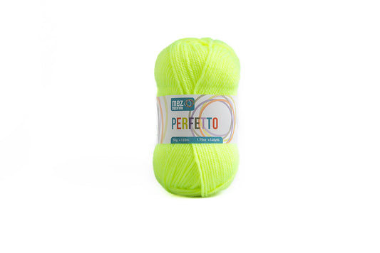 Perfetto 8232 Yarn 50G Neon Yellow