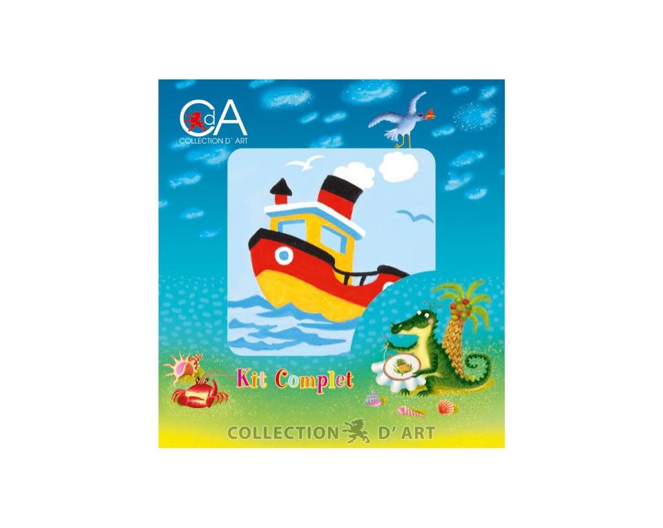 Printed Tapestry Kit Ship 17x17cm