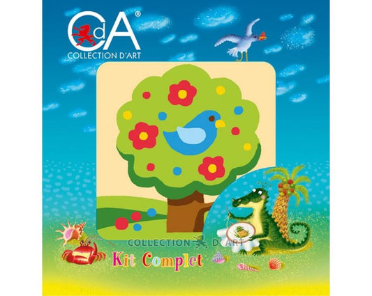 Printed Tapestry Kit Tree 10x10cm
