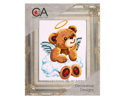 Maltese Tapestry Kit Teddy Angel 14x18cm