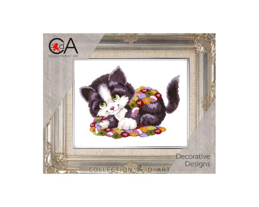 Maltese Tapestry Kit Kitten 14x18cm